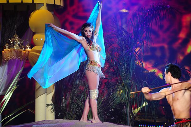 Verónica Perdómo brilló en la arena de Bailando 2012