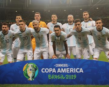 Con esta formación, Argentina inició la Copa América