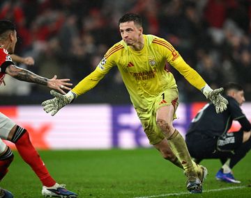Locura en Champions: el gol agónico del arquero del Benfica contra el Madrid para avanzar de ronda