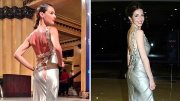 una modelo le copio el vestido a una conductora una modelo le copio el vestido a una conductora