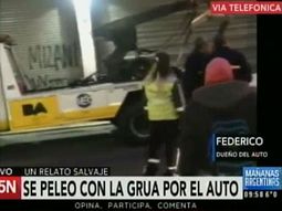 video: la grua le quiso llevar la camioneta y termino a las pinas video: la grua le quiso llevar la camioneta y termino a las pinas