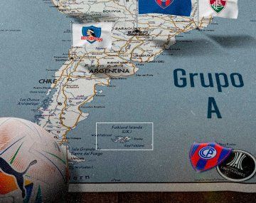 Indignación por un mapa que muestra a las Malvinas como británicas