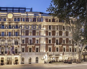 El lujoso hotel romano donde se alojó Javier Milei.