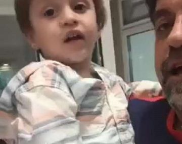 La respuesta del hijo de Caruso Lombardi en medio de un video para Tigre