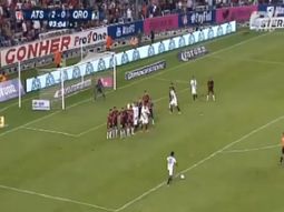 mira el primer golazo de ronaldinho en el futbol mexicano