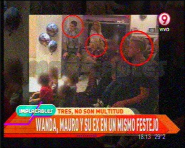 La foto de Wanda Nara, Mauro Icardi y Maxi López juntos