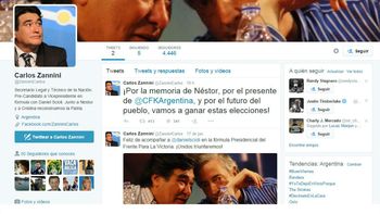 las dos cuentas de zannini en twitter son falsas las dos cuentas de zannini en twitter son falsas