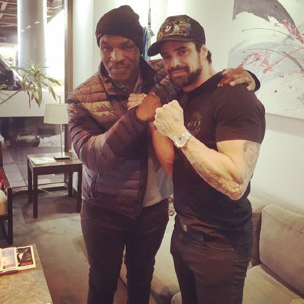 ¿Vuelve a pelear? El encuentro de Luciano Castro con Tyson