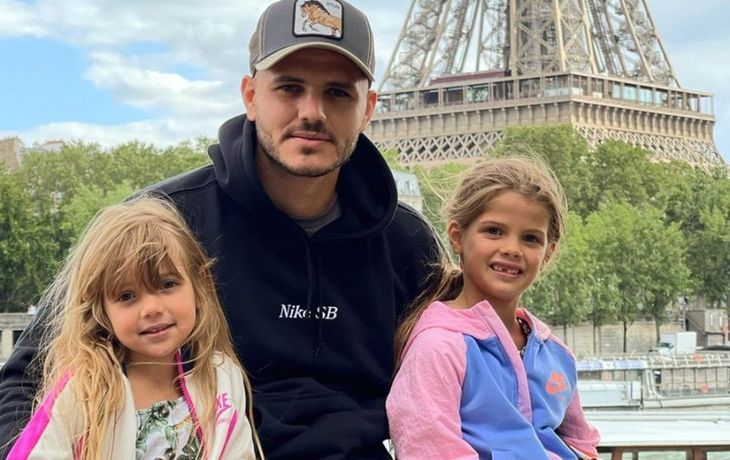 Icardi firmó un contrato para estar con sus hijas y no lo estaría cumpliendo