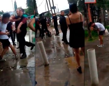 VIDEO: Un patovica ahorcó a un joven a la salida de un boliche y lo dejó inconsciente