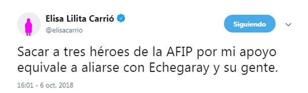Otra grieta en el Gobierno: la AFIP salió a responderle a Carrió