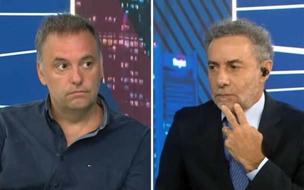 Manuel Adorni entrevistado por Luis Majul. Manuel Adorni entrevistado por Luis Majul.