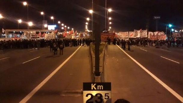 ParoYPiquetes: El corte total de la Panamericana no tiene horario de finalización