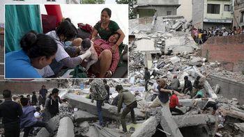 una mujer dio a luz durante el terremoto una mujer dio a luz durante el terremoto