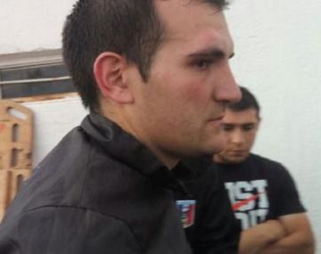 Así quedó el juez del encuentro (foto: Mundo D)