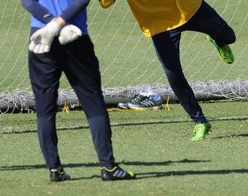 Orion se retiró de la práctica de Boca: tiene gastroenteritis