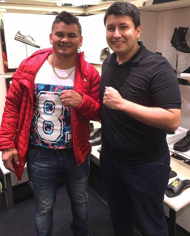 Una foto que se volvió viral en redes sociales muestra al Chino Maidana muy excedido de peso