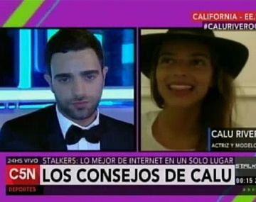 {altText(,Calu Rivero y su hermana estuvieron en el debut de #Stalkers)}