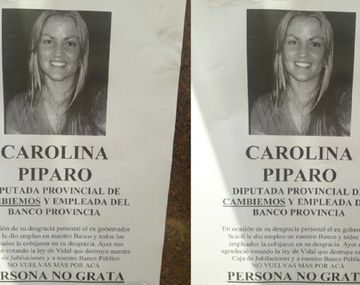 No vuelvas más: empleados del Bapro declararon persona no grata a Carolina Píparo