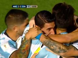 Lucas Pratto marcó el segundo gol ante Colombia en San Juan. Lucas Pratto marcó el segundo gol ante Colombia en San Juan.