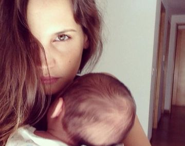 Sabrina Garciarena mostró sus dotes como madre sexy