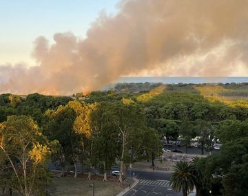 Nuevo incendio en la Reserva Ecológica Costanera Sur
