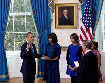 Obama jura su nuevo mandato como presidente de EE.UU.