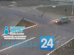 un motociclista pelea por su vida tras un choque un motociclista pelea por su vida tras un choque