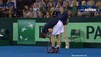 video: murray sintio el cansancio y pidio atencion medica en el partido ante pella video: murray sintio el cansancio y pidio atencion medica en el partido ante pella