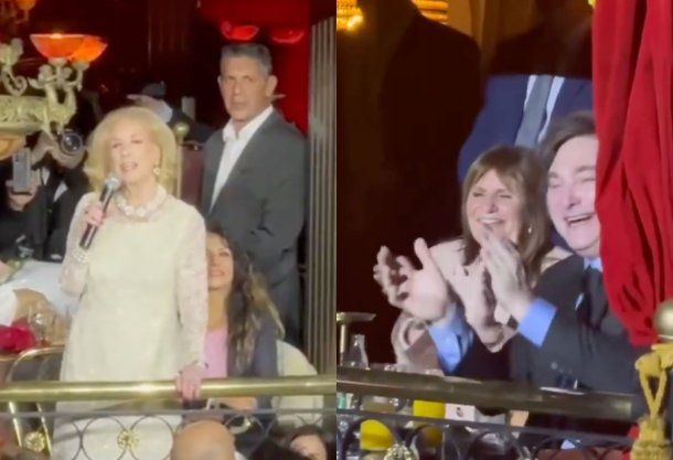 ¿Ahora es libertaria? Mirtha Legrand sorprendió a Javier Milei durante el desfile de Roberto Piazza