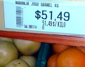 Más barato desayunar fernet que naranja