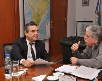 De Vido y Artaza analizaron obras de infraestructura