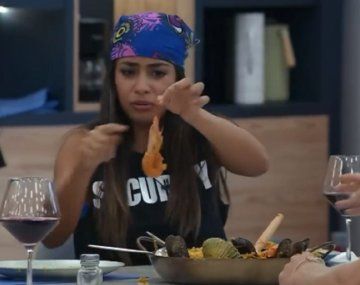 Gran Hermano: la curiosa reacción de Daniela al comer paella por primera vez