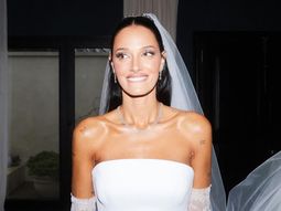 Cuánto costó el delicado vestido de novia que usó Oriana