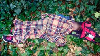 Así encontraron a la joven en el bosque Peralta Ramos Así encontraron a la joven en el bosque Peralta Ramos