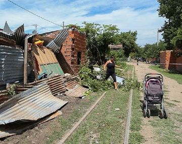 Un tren descarriló en Rosario. Foto: Rosario 3.