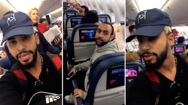 Echaron a un youtuber de un avión por hablar árabe