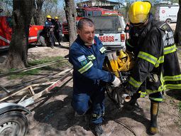 Zárate: originaron un incendio para robarles a los bomberos