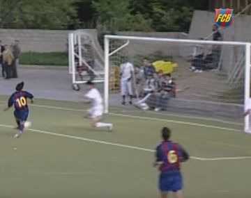 El Barcelona revela un video inédito de Messi
