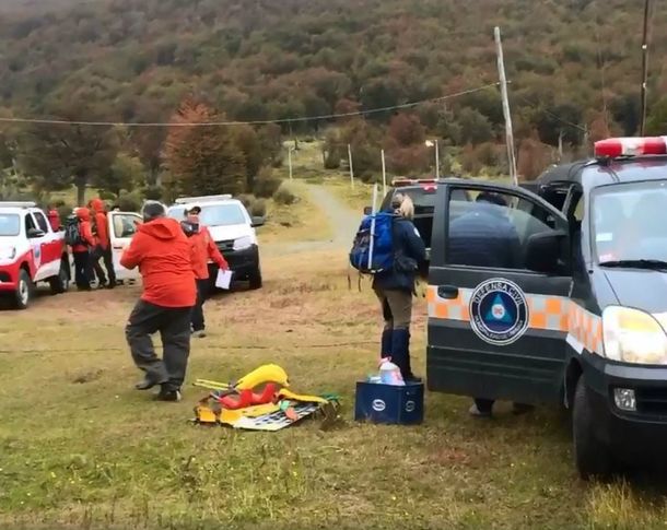 El rescate fue una travesía contra el tiempo y el mal clima