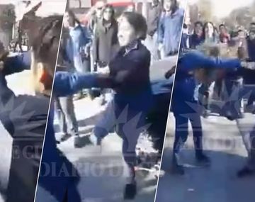 VIDEO: Otra brutal pelea entre alumnas a la salida de un colegio