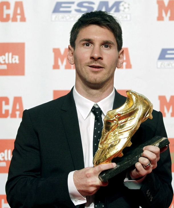 Lionel Messi recibió el Botín de Oro por sus goles en Barcelona