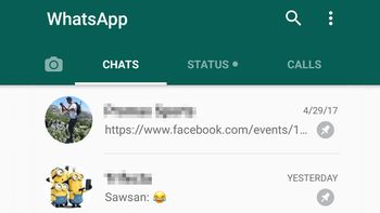 WhatsApp permite fijar conversaciones i WhatsApp permite fijar conversaciones i