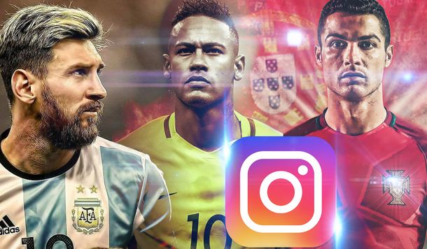 Los jugadores del Mundial más seguidores en Instagram