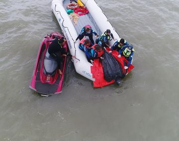 VIDEO: Regresaron al mar una tortuga de más de 200 kilos en San Clemente