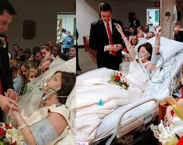 Heather se casó con su novio pocos días antes de morir