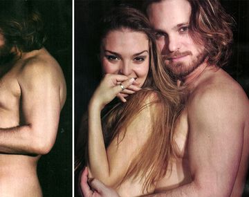 Tripa y Flor Otero esperan desnudos a su hijo