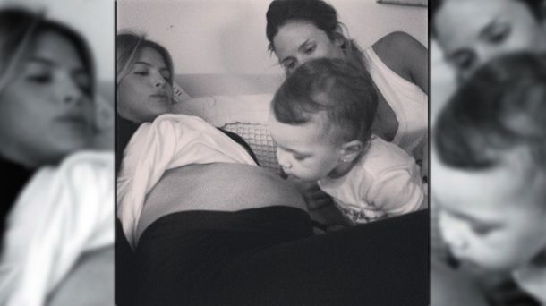 La foto de María del Cerro embarazada junto a Paula Chaves y Olivia que emocionó en las redes sociales