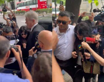 Así llegó Gianinna Maradona al jury contra Julieta Makintach