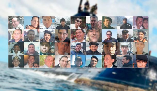  Éstos son los 44 tripulantes del submarino ARA San Juan